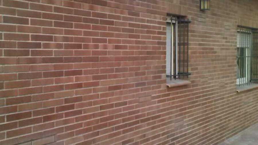 Aspecto de la fachda tras el aislamiento térmico