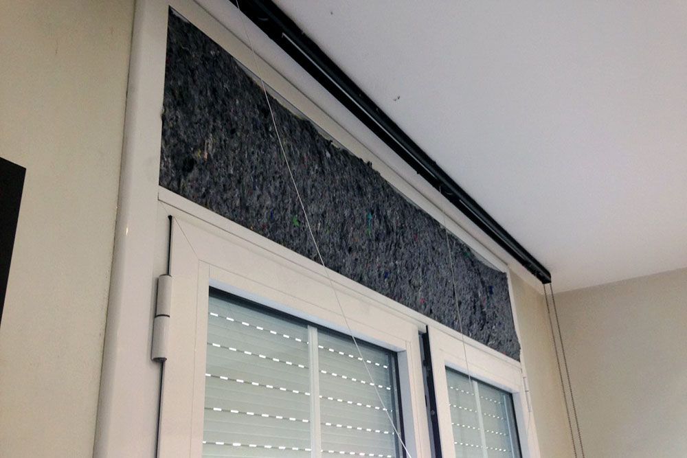 Aislamiento térmico de persianas