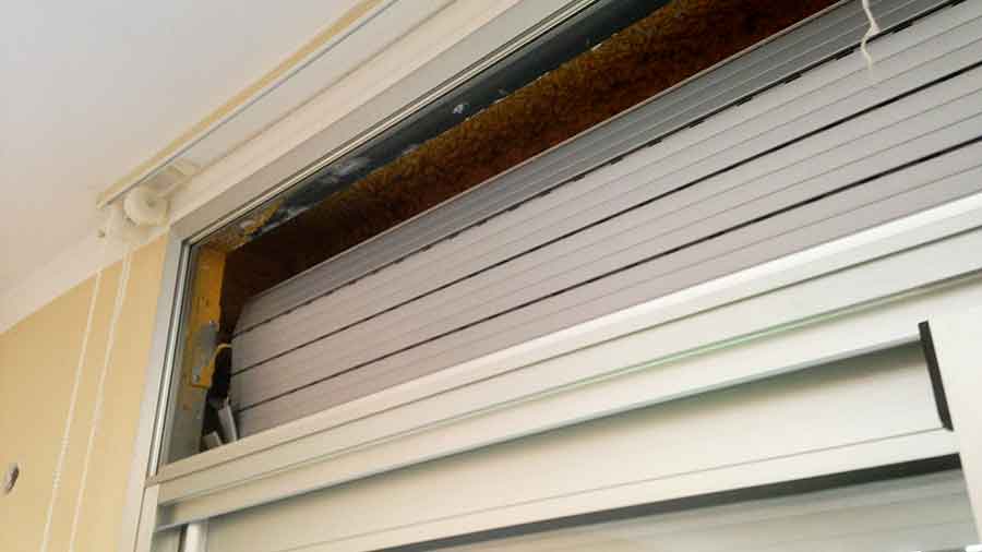 Aislar persianas con placas de algodón Geopannel