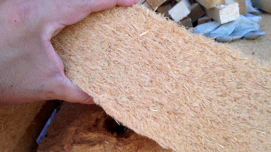 Fibra de madera, aislante térmico natural
