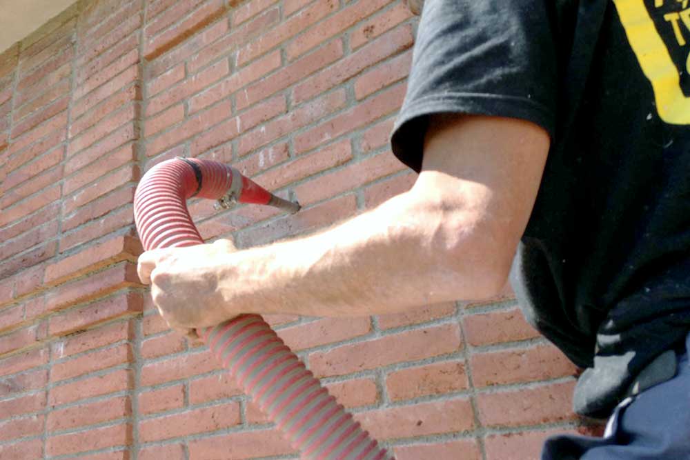 Insuflado en cámara de aire